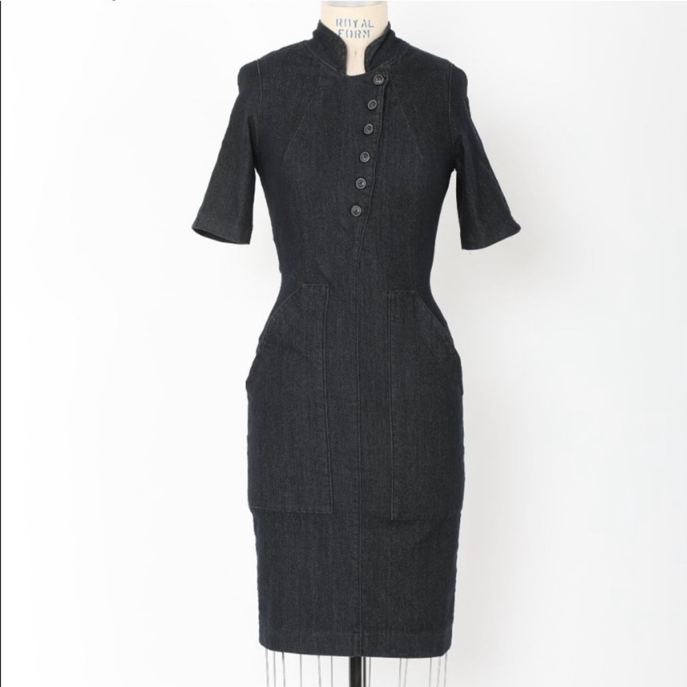 PRAIRIE UNDERGROUND Revel Dress in Denim size XS EUC
